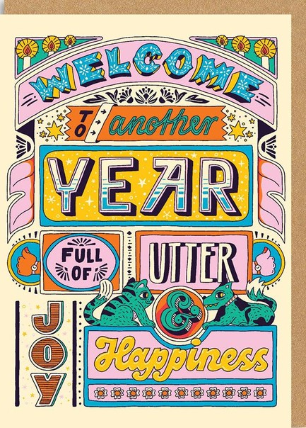 ΚΑΡΤΑ OHH DEER ANOTHER YEAR FULL OF HAPPINESS 6669