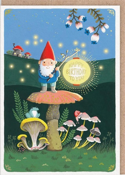 ΚΑΡΤΑ OHH DEER BIRTHDAY GNOME 12245