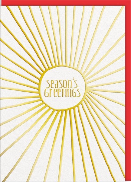 ΚΑΡΤΑ XMAS OHH DEER SEASONS GREETINGS STARBURST 12115