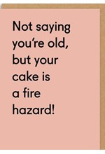 ΚΑΡΤΑ OHH DEER YOUR CAKE IS A FIRE HAZARD 5271