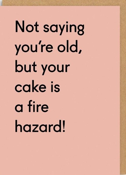 ΚΑΡΤΑ OHH DEER YOUR CAKE IS A FIRE HAZARD 5271