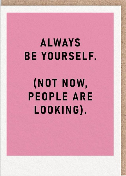 ΚΑΡΤΑ OHH DEER ALWAYS BE YOURSELF 9238