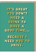 ΚΑΡΤΑ OHH DEER I NEED YOU TO DRIVE 13092