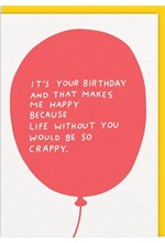 ΚΑΡΤΑ OHH DEER BIRTHDAY BALLOON 11161