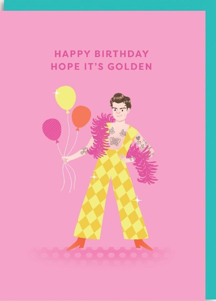 ΚΑΡΤΑ OHH DEER HARRY STYLES GOLDEN 8896