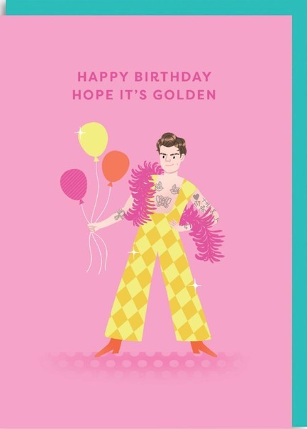 ΚΑΡΤΑ OHH DEER HARRY STYLES GOLDEN 8896