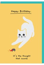 ΚΑΡΤΑ OHH DEER BIRTHDAY, IT'S THE THOUGHT THAT COUNTS 5167