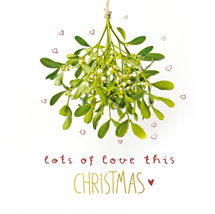 ΚΑΡΤΑΚΙ XMAS PICKMOTION ΜΟΝΟ CHRISTMAS MISTLETOE XM-0371-EN