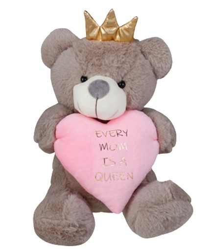 ΛΟΥΤΡΙΝΟ MUCH ΑΡΚΟΥΔΑΚΙ 20ΕΚ.ΓΚΡΙ ΜΕ ΚΑΡΔΙΑ EVERY MOM IS A QUEEN