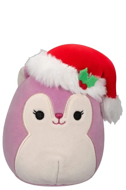 ΛΟΥΤΡΙΝΟ SQUISHMALLOWS 19 εκ.XMAS ALINA Ο ΣΚΙΟΥΡΟΣ
