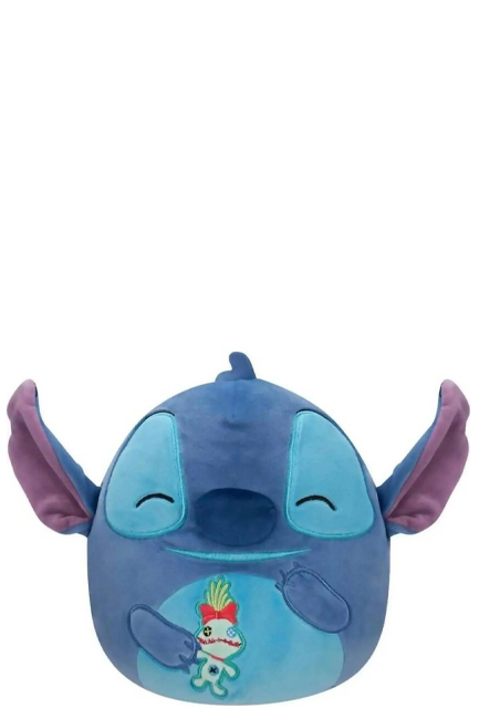 ΛΟΥΤΡΙΝΟ SQUISHMALLOWS 20 εκ.DISNEY STITCH ΜΕ ΚΟΥΚΛΑΚΙ SCRUMP