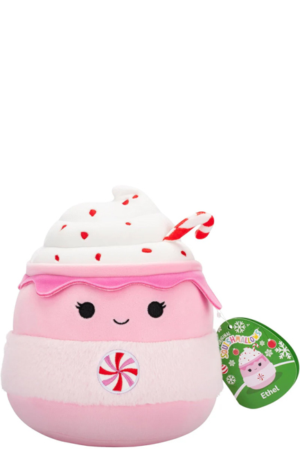 ΛΟΥΤΡΙΝΟ SQUISHMALLOWS 19 εκ.XMAS ΡΟΖ ΖΕΣΤΗ ΣΟΚΟΛΑΤΑ