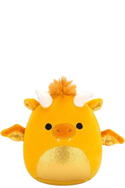 ΛΟΥΤΡΙΝΟ SQUISHMALLOWS 13 εκ.ΧΡΥΣΟΣ ΔΡΑΚΟΣ