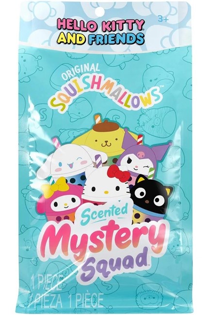 ΛΟΥΤΡΙΝΟ SQUISHMALLOWS 13 εκ.SCENTED MYSTERY BAG SANRIO JWSQ0879