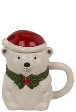 ΚΟΥΠΑ XMAS ΚΕΡΑΜΙΚΗ ΜΕ ΚΑΠΑΚΙ OUT OF ΤΗΕ BLUE ΠΟΛΙΚΗ ΑΡΚΟΥΔΑ