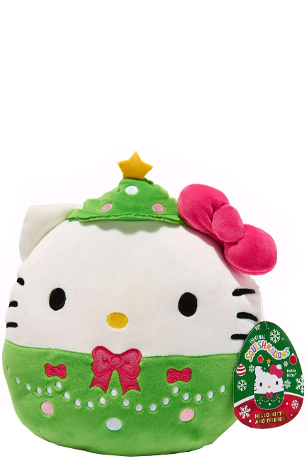 ΛΟΥΤΡΙΝΟ SQUISHMALLOWS 20 εκ.XMAS SANRIO HELLO KITTY ΧΡΙΣΤΟΥΓΕΝΝΙΑΤΙΚΟ ΔΕΝΤΡΟ