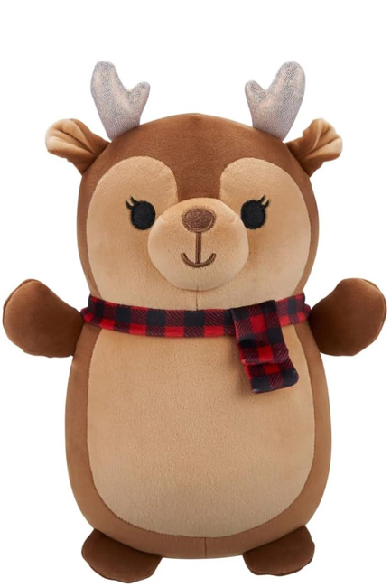 ΛΟΥΤΡΙΝΟ SQUISHMALLOWS 35 εκ.XMAS HUGMEES DARLA Ο ΤΑΡΑΝΔΟΣ