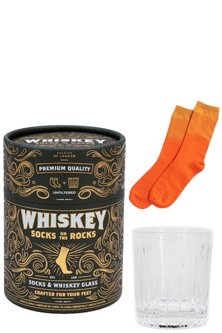 ΠΟΤΗΡΙ ΓΙΑ ΟΥΙΣΚΙ ΜΕ ΚΑΛΤΣΕΣ SUCK UK SOCKS ON THE ROCKS