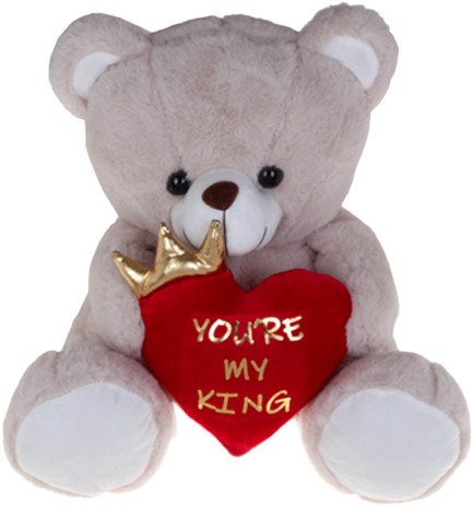 ΛΟΥΤΡΙΝΟ MUCH ΑΡΚΟΥΔΑΚΙ 40ΕΚ.ΣΟΜΩΝ ΜΕ ΚΑΡΔΙΑ YOU ARE MY KING