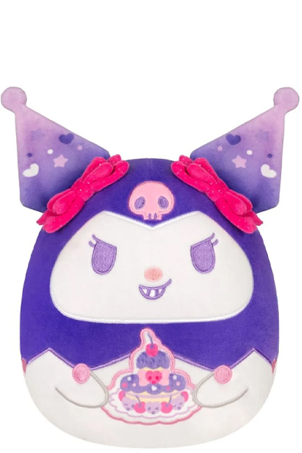 ΛΟΥΤΡΙΝΟ SQUISHMALLOWS 20 εκ.SANRIO KUROMI