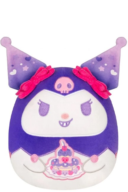 ΛΟΥΤΡΙΝΟ SQUISHMALLOWS 20 εκ.SANRIO KUROMI