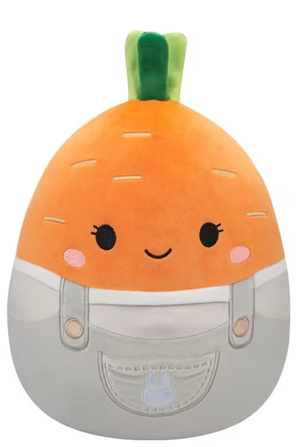 ΛΟΥΤΡΙΝΟ SQUISHMALLOWS 19 εκ.CAROLEENA ΤΟ ΚΑΡΟΤΟ