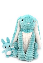 ΛΟΥΤΡΙΝΟ LES DEGLINGOS TOUDOU ΛΑΓΟΥΔΑΚΙ ΜΑΜΑ ΚΑΙ ΜΩΡΟ AQUA BLUE