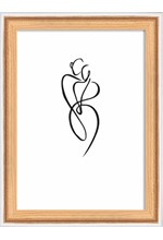 ΚΟΡΝΙΖΑ WALTHER SILHOUETTE 10*15CM NW015P BEECH TREE