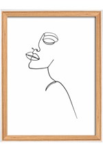 ΚΟΡΝΙΖΑ WALTHER SILHOUETTE 15*20CM NW520P BEECH TREE
