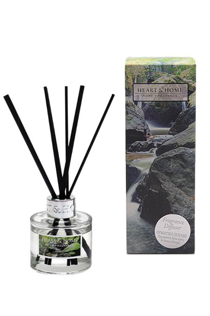 ΑΡΩΜΑΤΙΚΟ ΧΩΡΟΥ HEART & HOME 70ml.ΜΕ ΣΤΙΚ-ΟΡΜΗΤΙΚΟ ΠΟΤΑΜΙ
