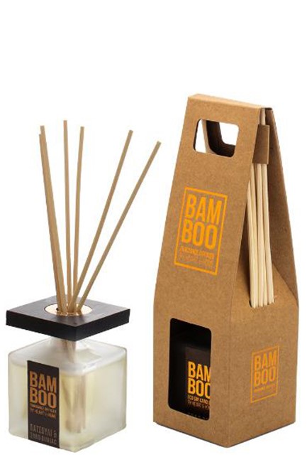 ΑΡΩΜΑΤΙΚΟ ΧΩΡΟΥ HEART & HOME BAMBOO 80ml.ΜΕ ΣΤΙΚ-ΠΑΤΣΟΥΛΙ ΚΑΙ ΞΥΛΟ GUAIAC