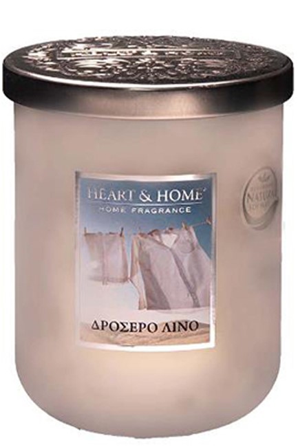 ΚΕΡΙ ΑΡΩΜΑΤΙΚΟ HEART & HOME ΜΕΣΑΙΟ 110ΓΡ.-ΔΡΟΣΕΡΟ ΛΙΝΟ