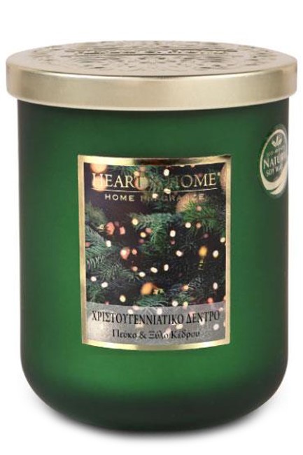 ΚΕΡΙ ΑΡΩΜΑΤΙΚΟ ΗΕΑRΤ & ΗΟΜΕ XMAS ΜΕΓΑΛΟ 340ΓΡ.-ΧΡΙΣΤΟΥΓΕΝΝΙΑΤΙΚΟ ΔΕΝΤΡΟ