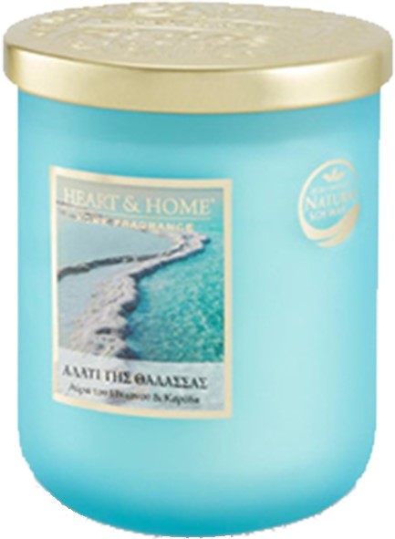 ΚΕΡΙ ΑΡΩΜΑΤΙΚΟ HEART & HOME ΜΕΣΑΙΟ 110ΓΡ.-ΑΛΑΤΙ ΤΗΣ ΘΑΛΑΣΣΑΣ