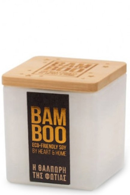 ΚΕΡΙ ΑΡΩΜΑΤΙΚΟ HEART & HOME BAMBOO 210ΓΡ.-ΘΑΛΠΩΡΗ ΤΗΣ ΦΩΤΙΑΣ