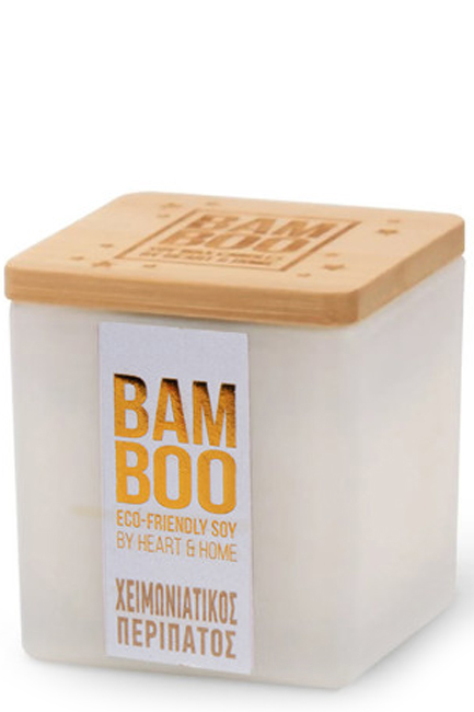ΚΕΡΙ ΑΡΩΜΑΤΙΚΟ HEART & HOME BAMBOO 210ΓΡ.-ΧΕΙΜΩΝΙΑΤΙΚΟΣ ΠΕΡΙΠΑΤΟΣ