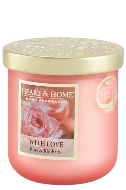 ΚΕΡΙ ΑΡΩΜΑΤΙΚΟ HEART & HOME ΜΕΣΑΙΟ 110ΓΡ.-ΜΕ ΑΓΑΠΗ