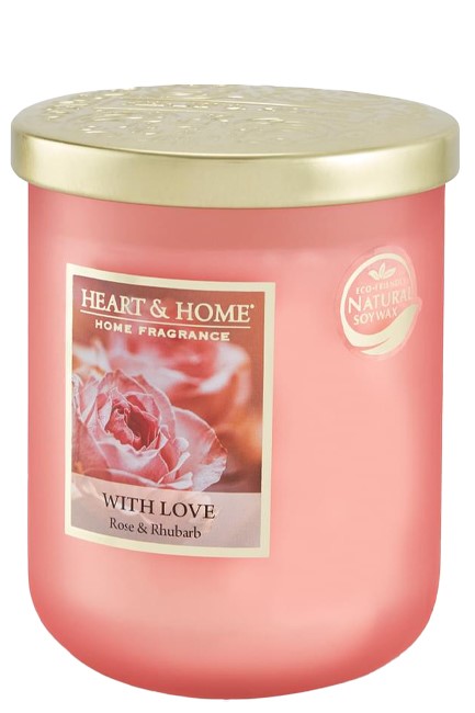 ΚΕΡΙ ΑΡΩΜΑΤΙΚΟ HEART & HOME 320ΓΡ.-ΜΕ ΑΓΑΠΗ NEW