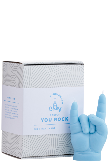 ΚΕΡΙ ΧΕΙΡΟΠΟΙΗΤΟ ΧΕΙΡΟΝΟΜΙΑΣ CANDLEHAND BABY YOU ROCK BLUE