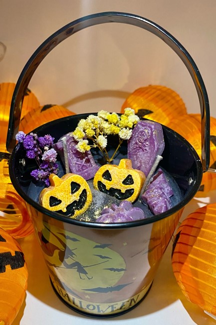 ΚΕΡΙ ΑΡΩΜΑΤΙΚΟ DIONI'S CANDLE 250gr HALLOWEEN TRICK OR TREAT IV