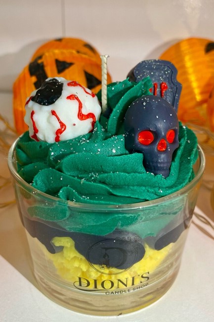 ΚΕΡΙ ΑΡΩΜΑΤΙΚΟ DIONI'S CANDLE 200gr HALLOWEEN WALKING DEAD