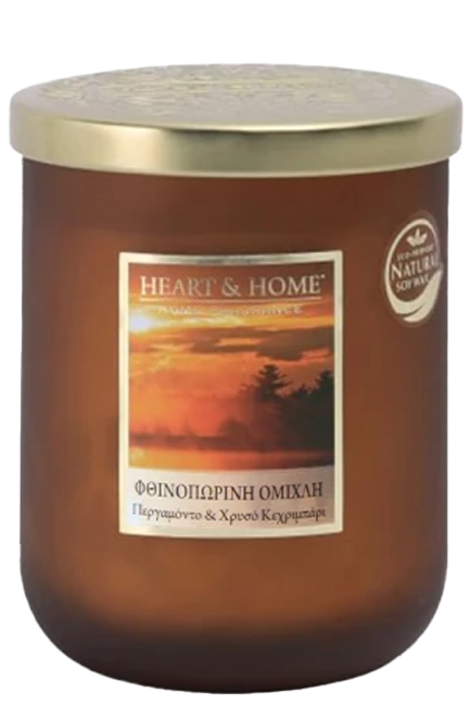 ΚΕΡΙ ΑΡΩΜΑΤΙΚΟ HEART & HOME ΜΕΓΑΛΟ 320ΓΡ.-ΦΘΙΝΟΠΩΡΙΝΗ ΟΜΙΧΛΗ
