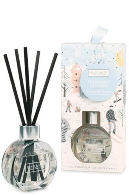 ΑΡΩΜΑΤΙΚΟ ΧΩΡΟΥ HEART & HOME XMAS 70ml.ΜΕ ΣΤΙΚ-SNOWFLAKE SPARKLE