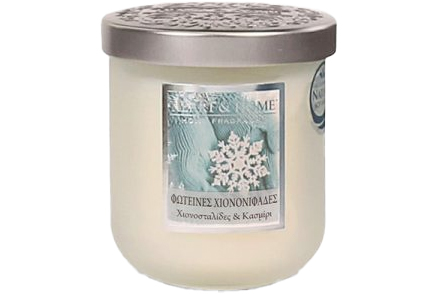 ΚΕΡΙ ΑΡΩΜΑΤΙΚΟ HEART & HOME XMAS ΜΕΣΑΙΟ 110γρ.-ΦΩΤΕΙΝΕΣ ΧΙΟΝΟΝΙΦΑΔΕΣ