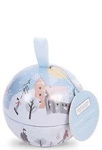 ΚΕΡΙ ΑΡΩΜΑΤΙΚΟ HEART & HOME XMAS 85γρ.ΣΕ ΜΕΤΑΛΛΙΚΗ ΜΠΑΛΑ-SNOWFLAKE SPARKLE