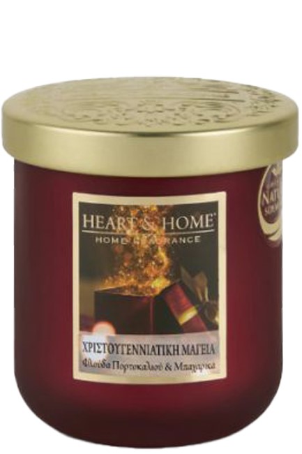 ΚΕΡΙ ΑΡΩΜΑΤΙΚΟ HEART & HOME XMAS ΜΕΓΑΛΟ 320γρ.-ΧΡΙΣΤΟΥΓΕΝΝΙΑΤΙΚΗ ΜΑΓΕΙΑ
