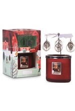 ΚΕΡΙ ΑΡΩΜΑΤΙΚΟ HEART & HOME XMAS ΔΙΠΛΟ ΦΥΤΙΛΙ 220γρ.ΣΕΤ ΜΕ CAROUSEL-CHRISTMAS MAGIC