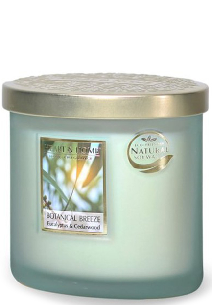 ΚΕΡΙ ΑΡΩΜΑΤΙΚΟ HEART & HOME ΔΙΠΛΟ ΦΥΤΙΛΙ 220ΓΡ.-BOTANICAL BREEZE