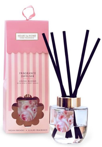 ΑΡΩΜΑΤΙΚΟ ΧΩΡΟΥ HEART & HOME 70ml.ΜΕ ΣΤΙΚ-LOVING BLOOMS