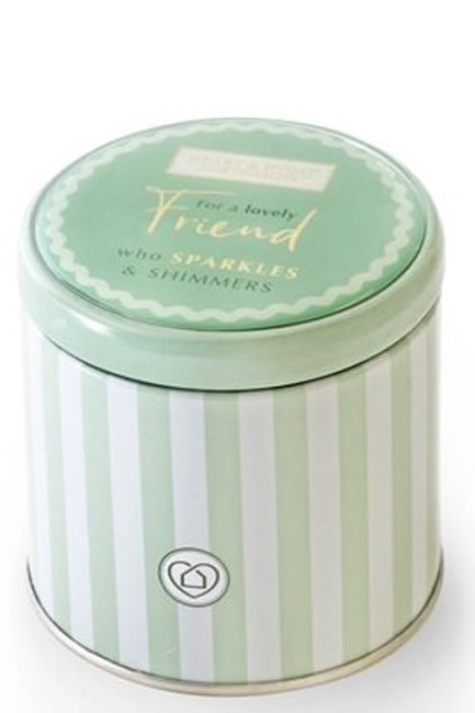 ΚΕΡΙ ΑΡΩΜΑΤΙΚΟ HEART & HOME ΜΕΤΑΛΛΙΚΟ ΚΟΥΤΙ 125ΓΡ.-SPARKLES AND SHIMMERS